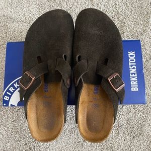 Birkenstock Boston suede mocha